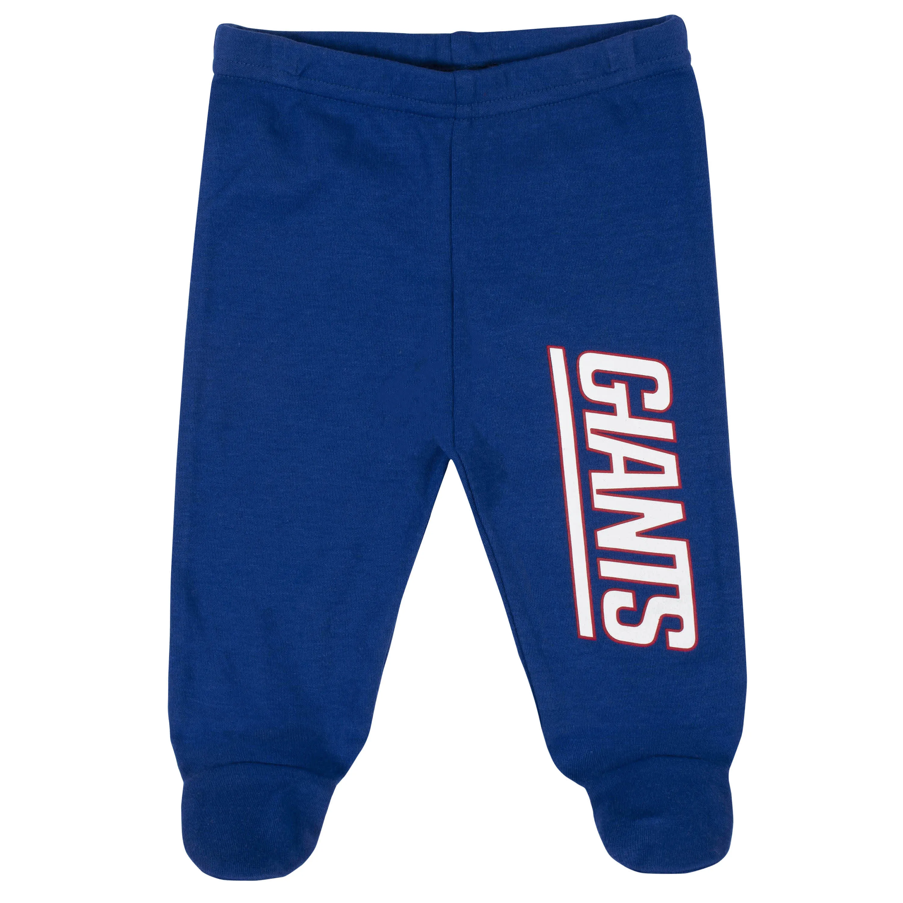 3-Piece Baby Boys New York Giants Bodysuit, Footed Pant, and Cap Set