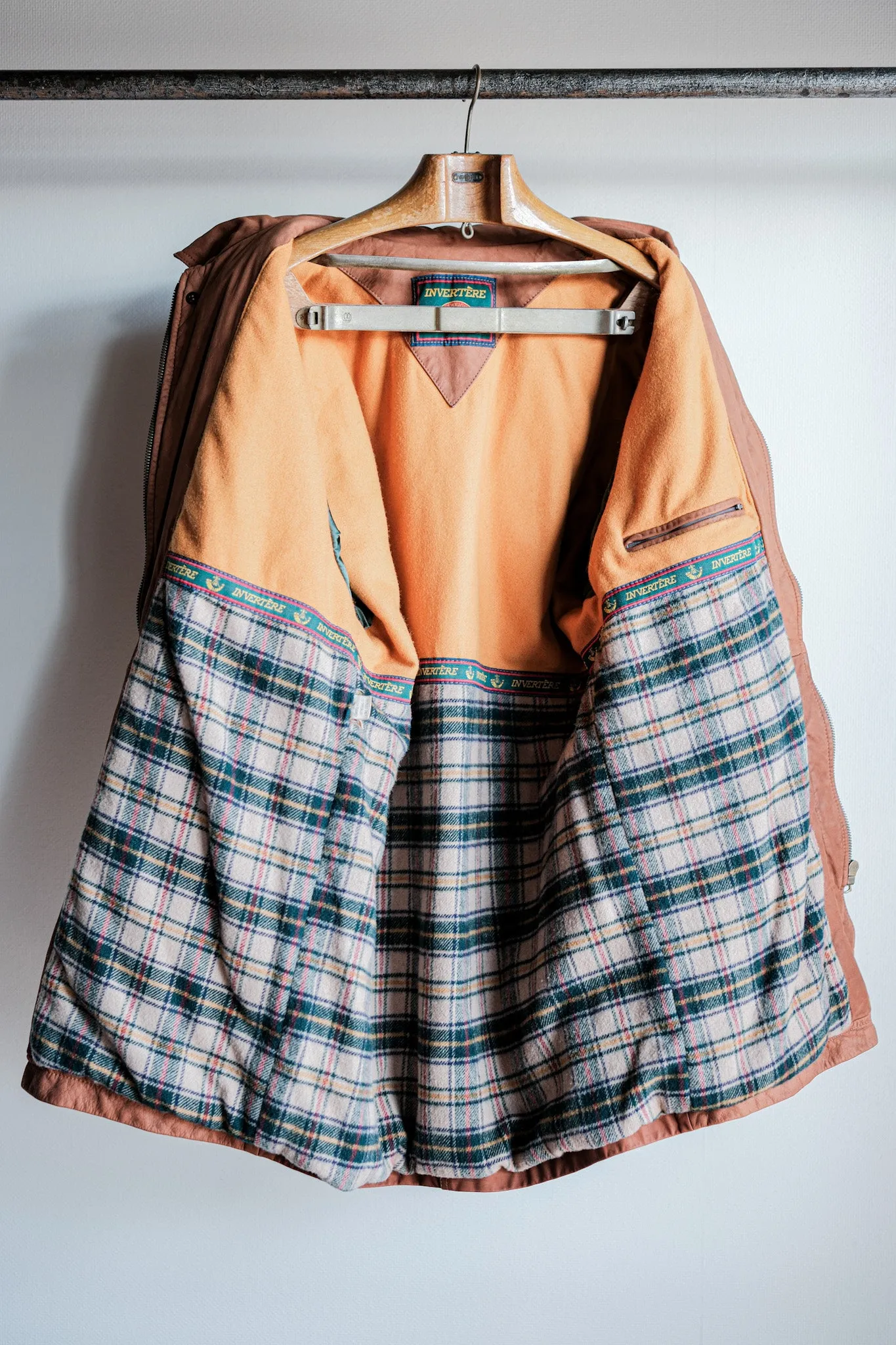 【~90's】Old INVERTERE Leather Duffle Coat Size.XS