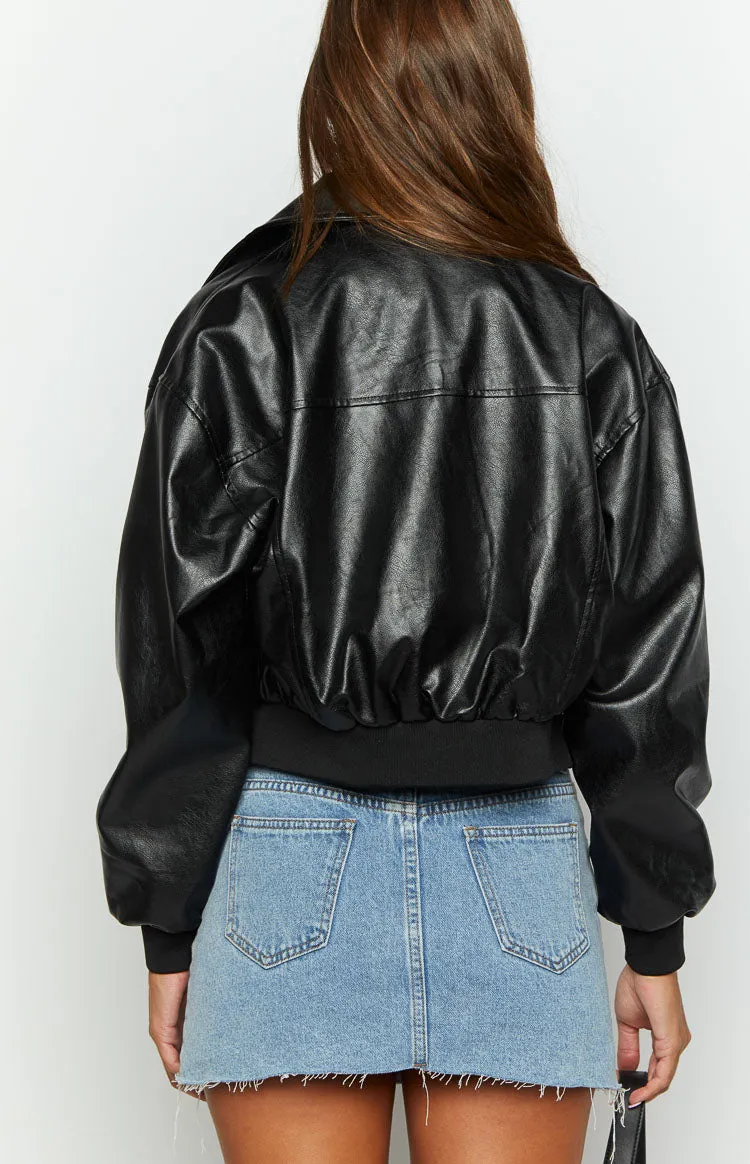 Abbi Black Cropped Jacket