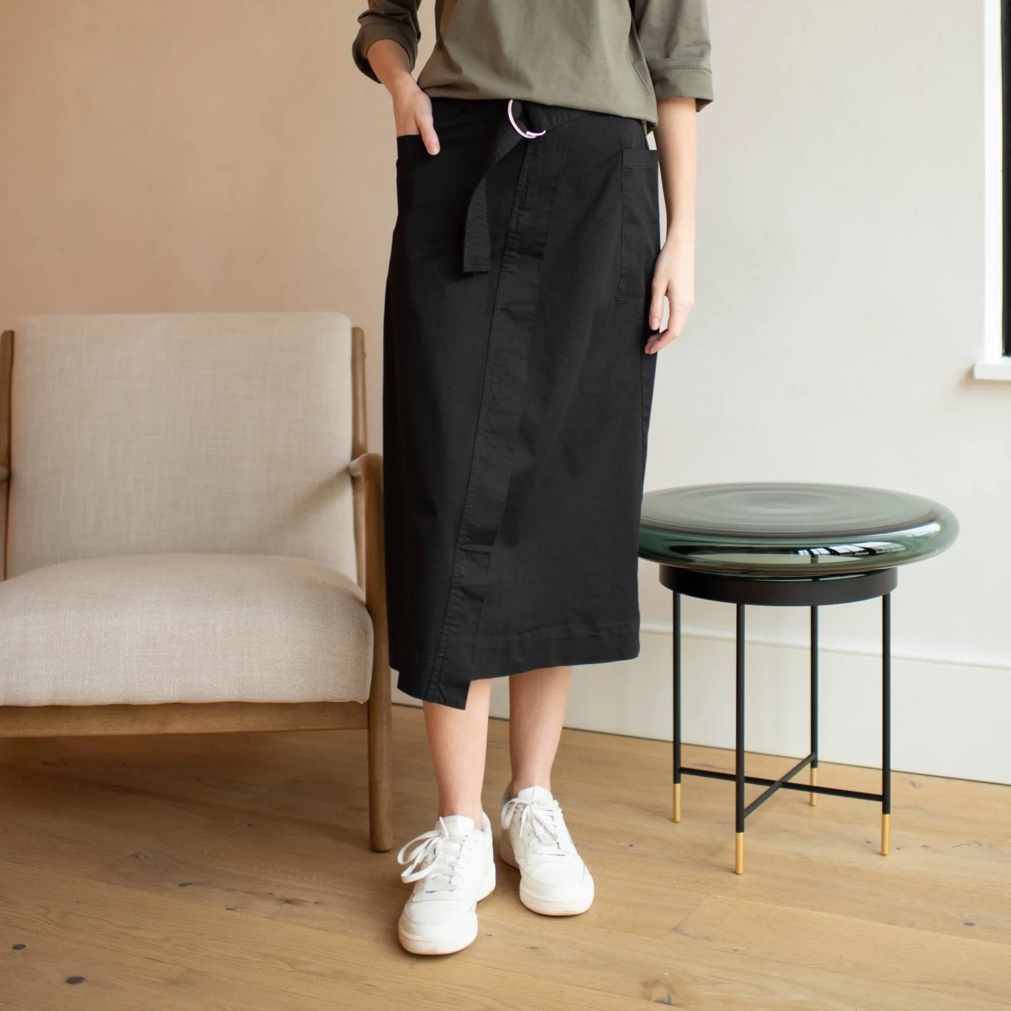 Ana Utility Skirt | Black [Final Sale]