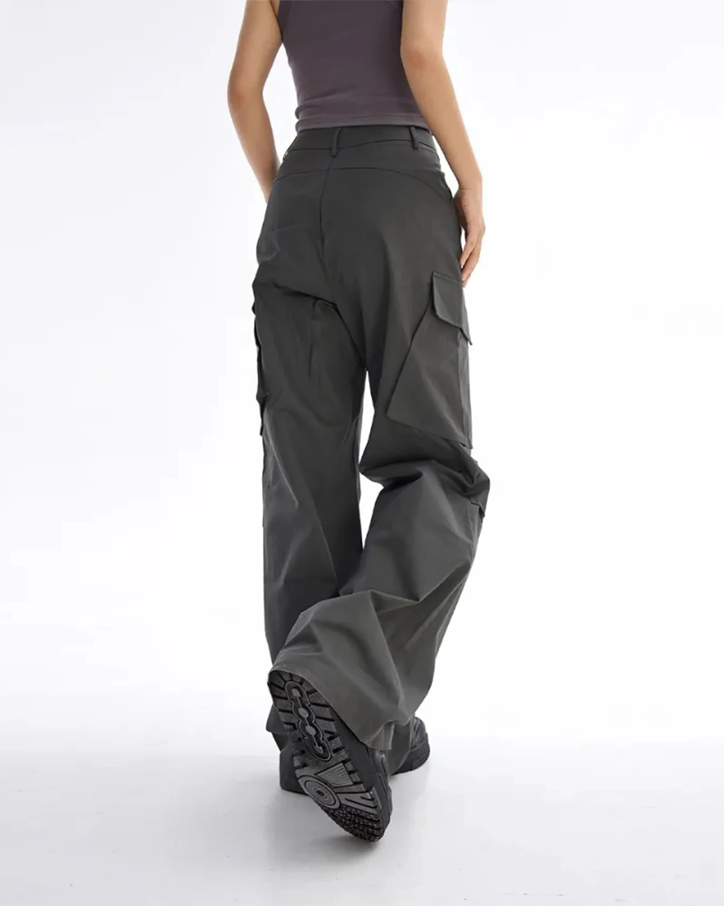 ARTICULATED LOOSE FIT CARGO PANTS