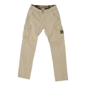 Aviazione Navale Mens Beige Cargo Pants | Vintage Designer Workwear Trousers VTG