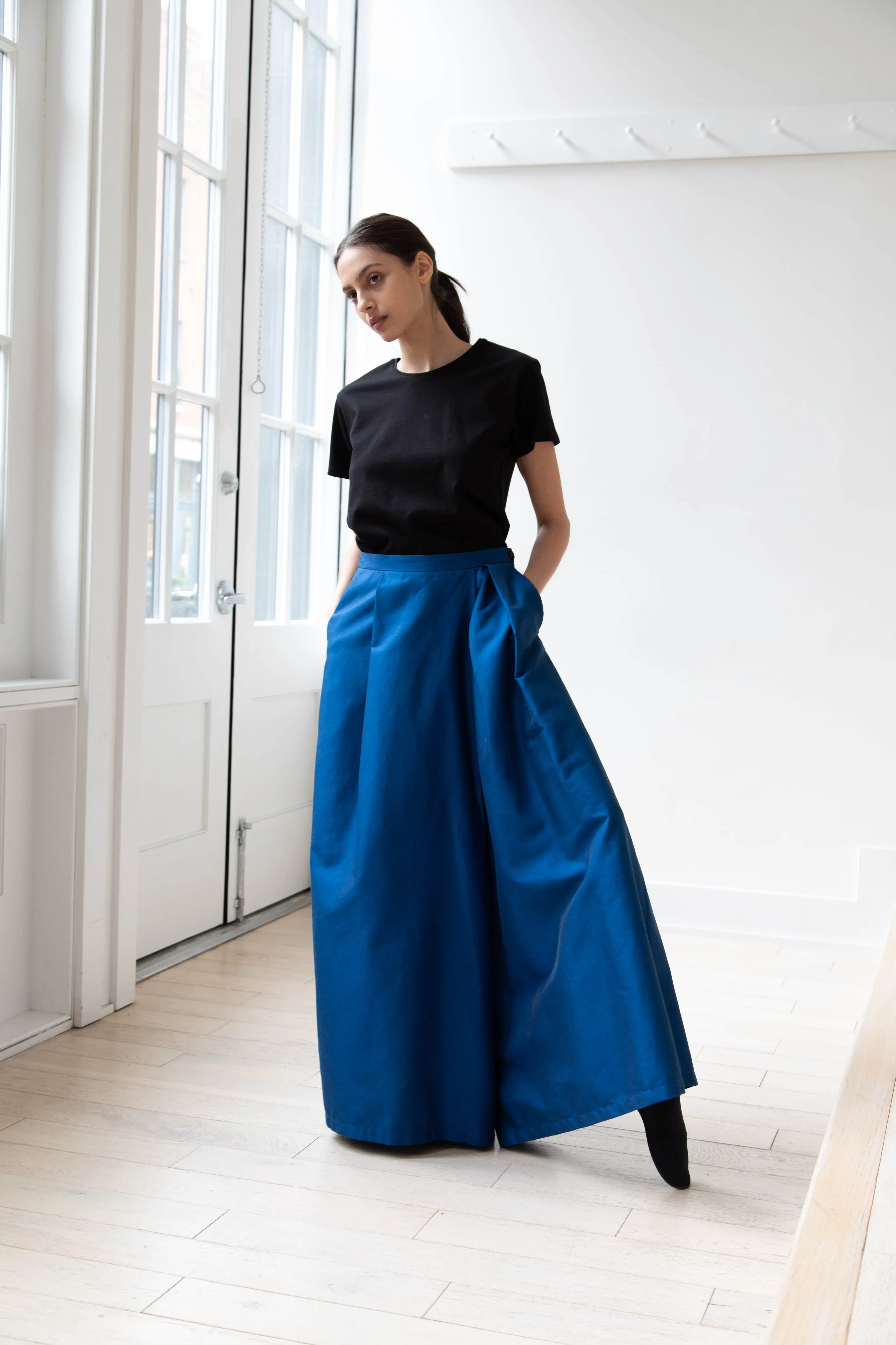 Barena Venezia | Cantú Skirt-Pant in Victoria Blue