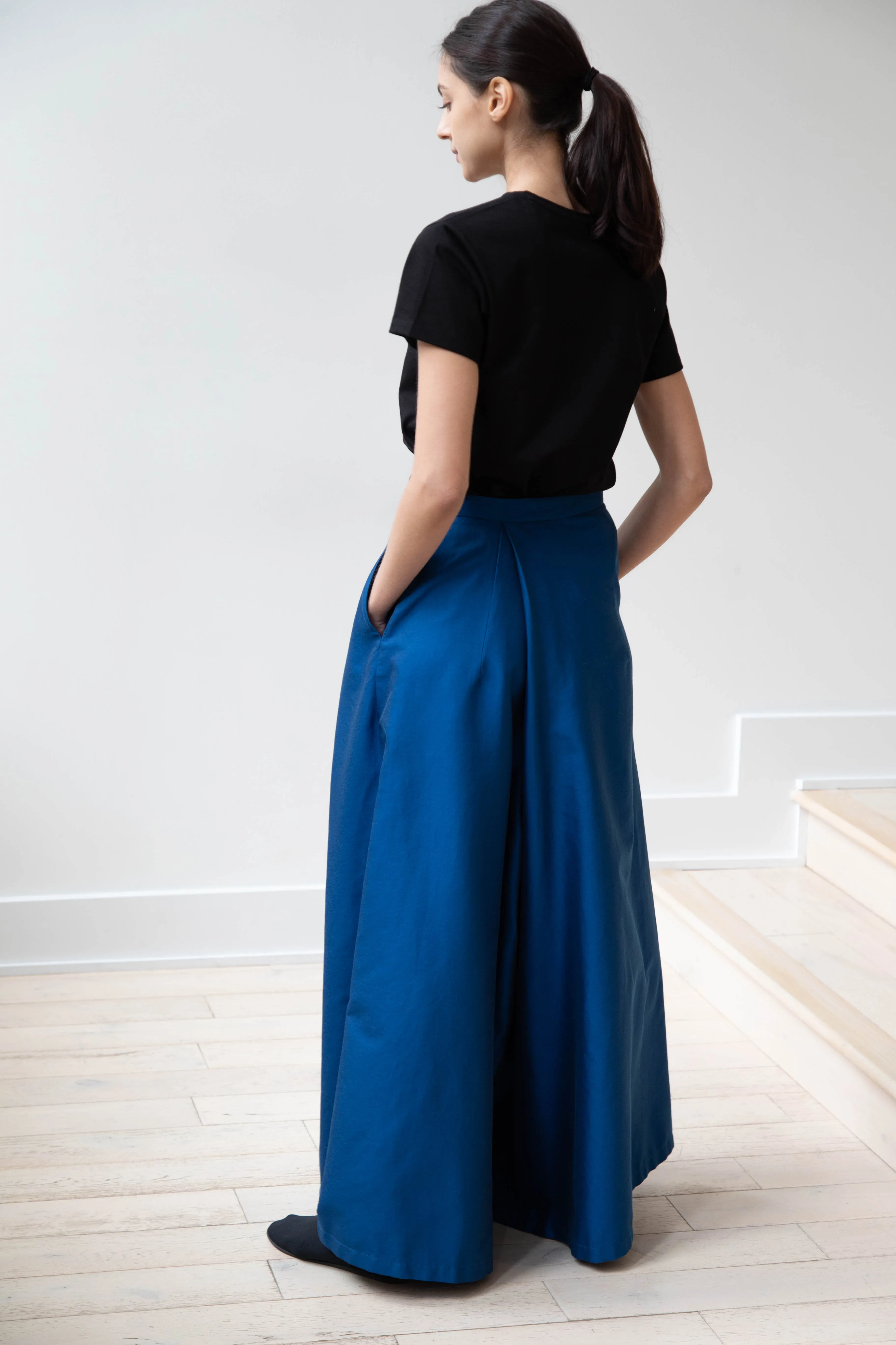 Barena Venezia | Cantú Skirt-Pant in Victoria Blue