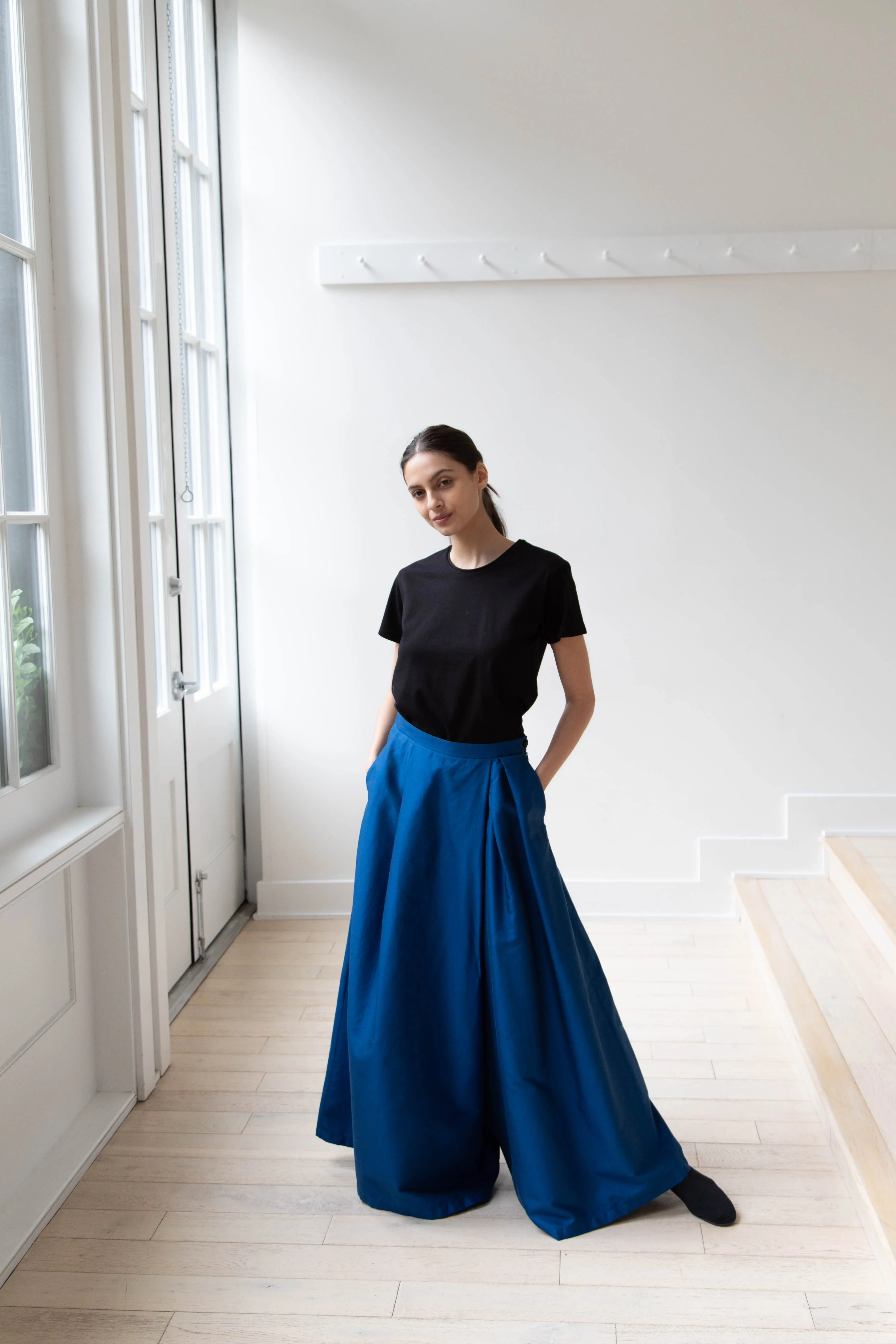 Barena Venezia | Cantú Skirt-Pant in Victoria Blue