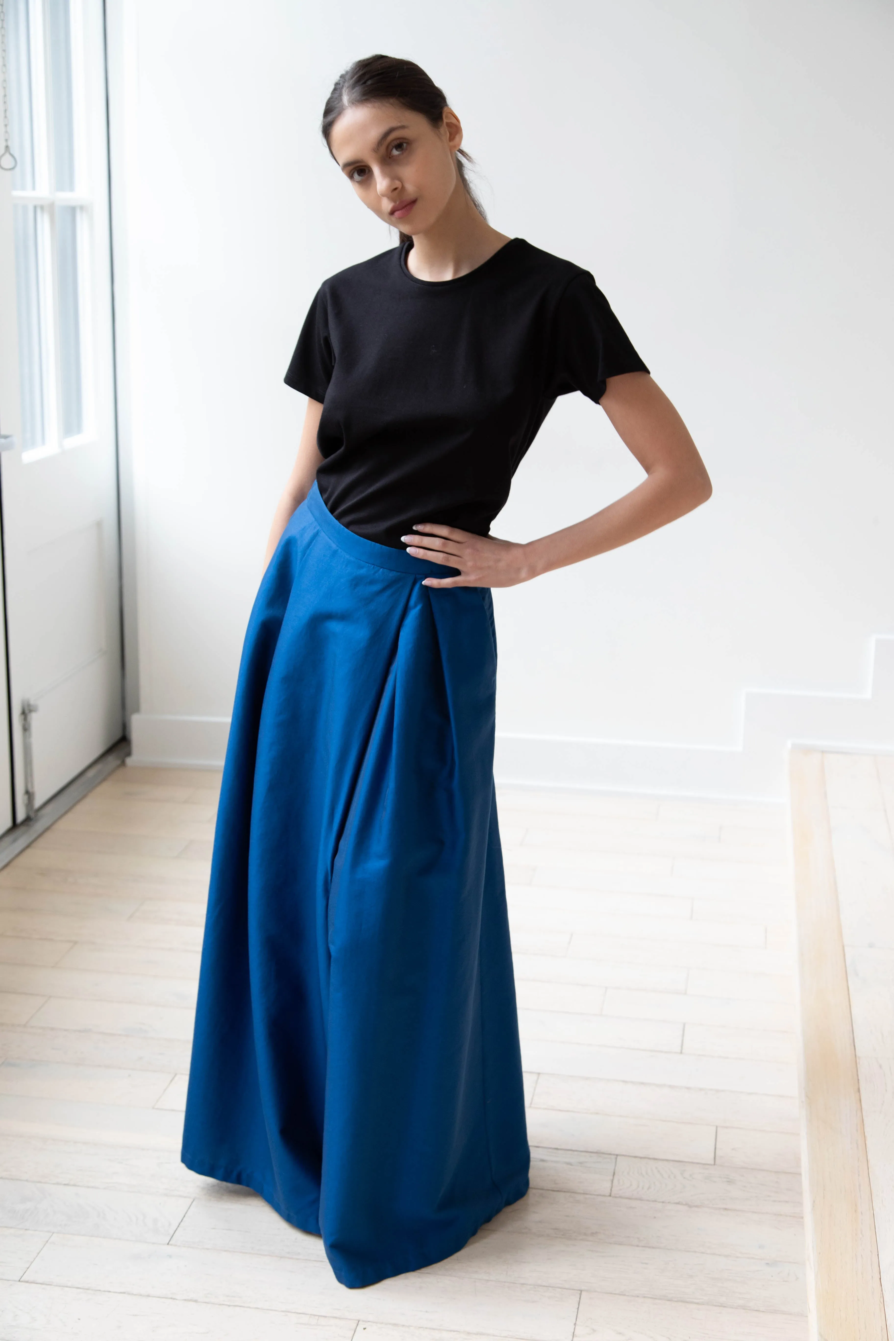 Barena Venezia | Cantú Skirt-Pant in Victoria Blue