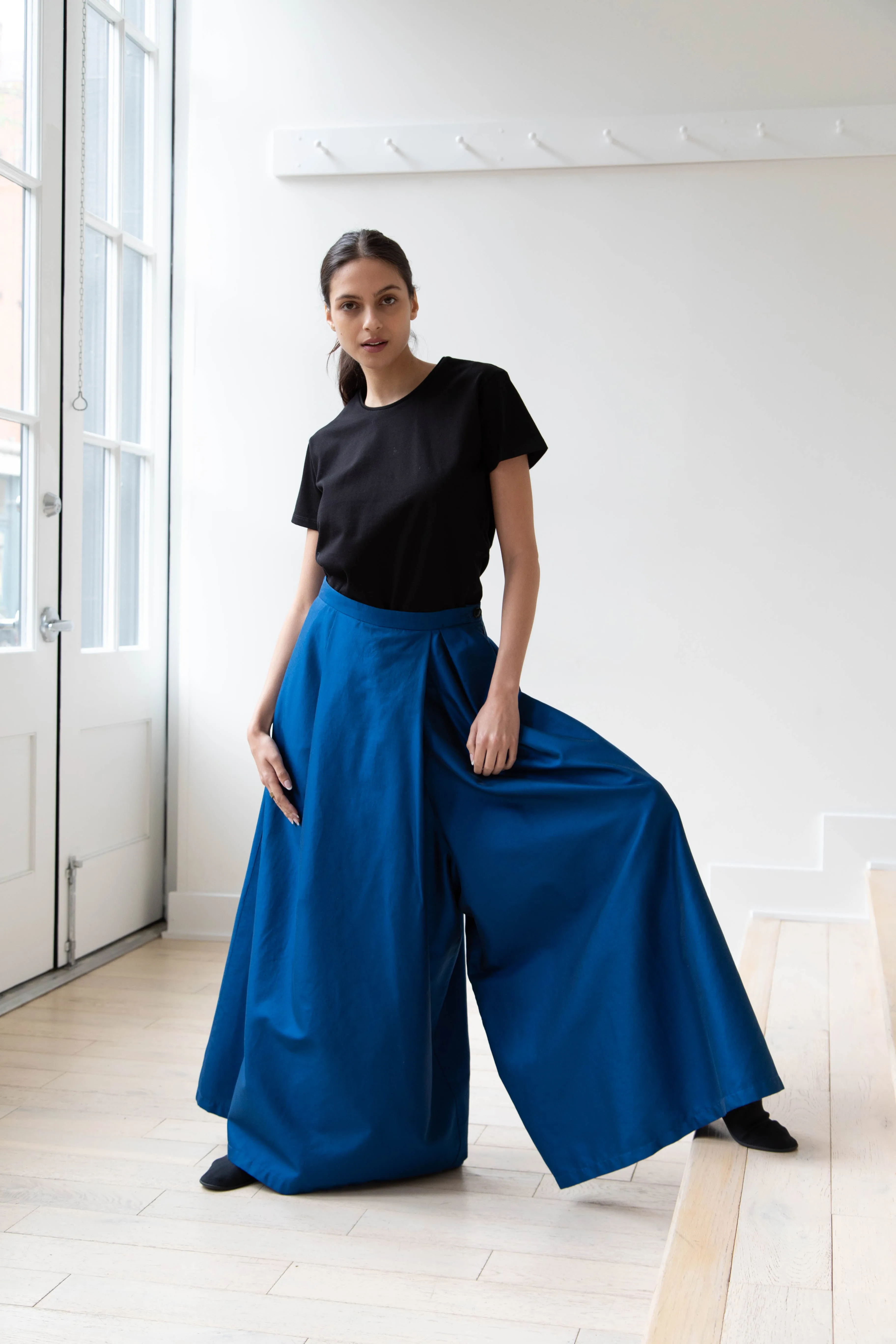 Barena Venezia | Cantú Skirt-Pant in Victoria Blue