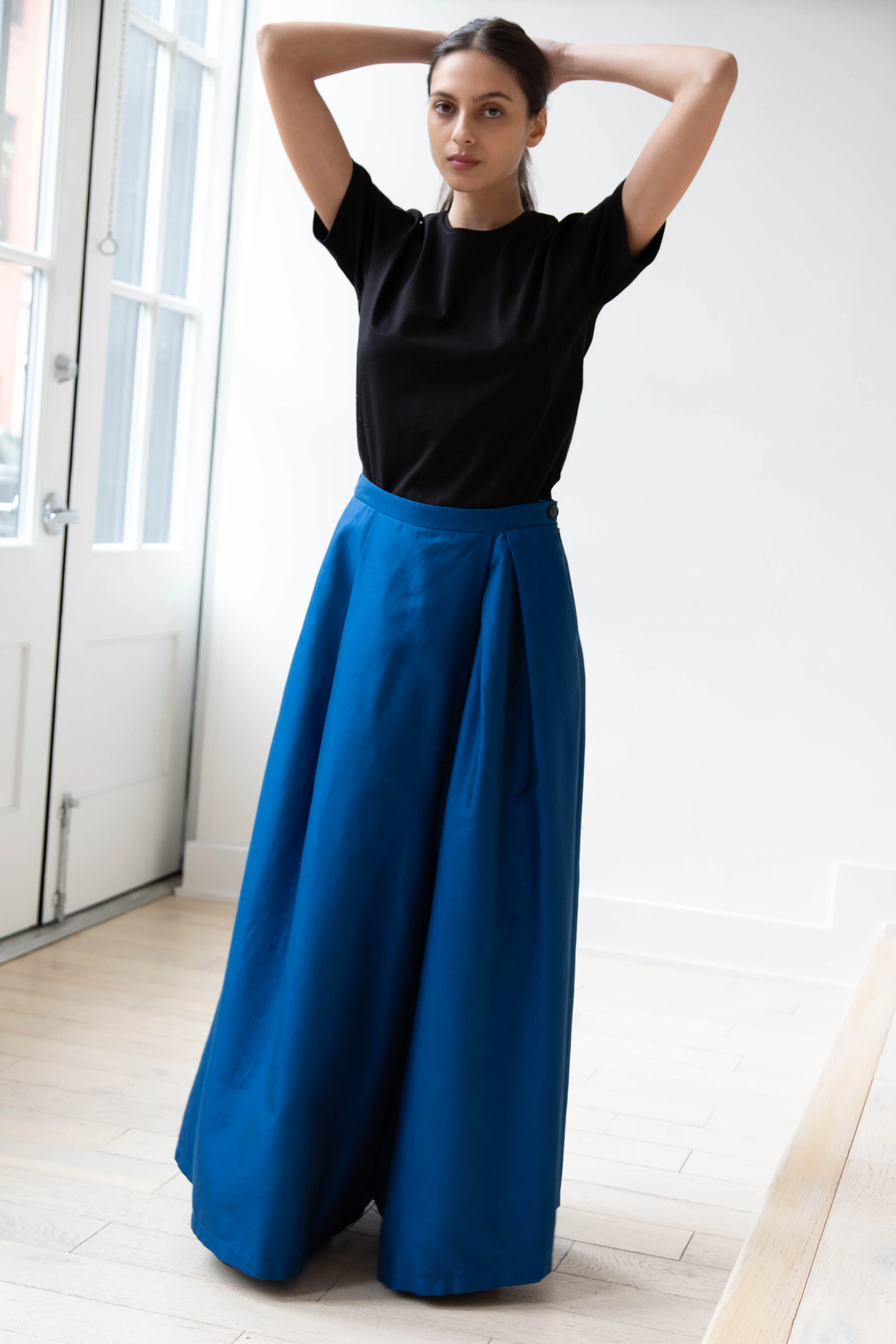 Barena Venezia | Cantú Skirt-Pant in Victoria Blue