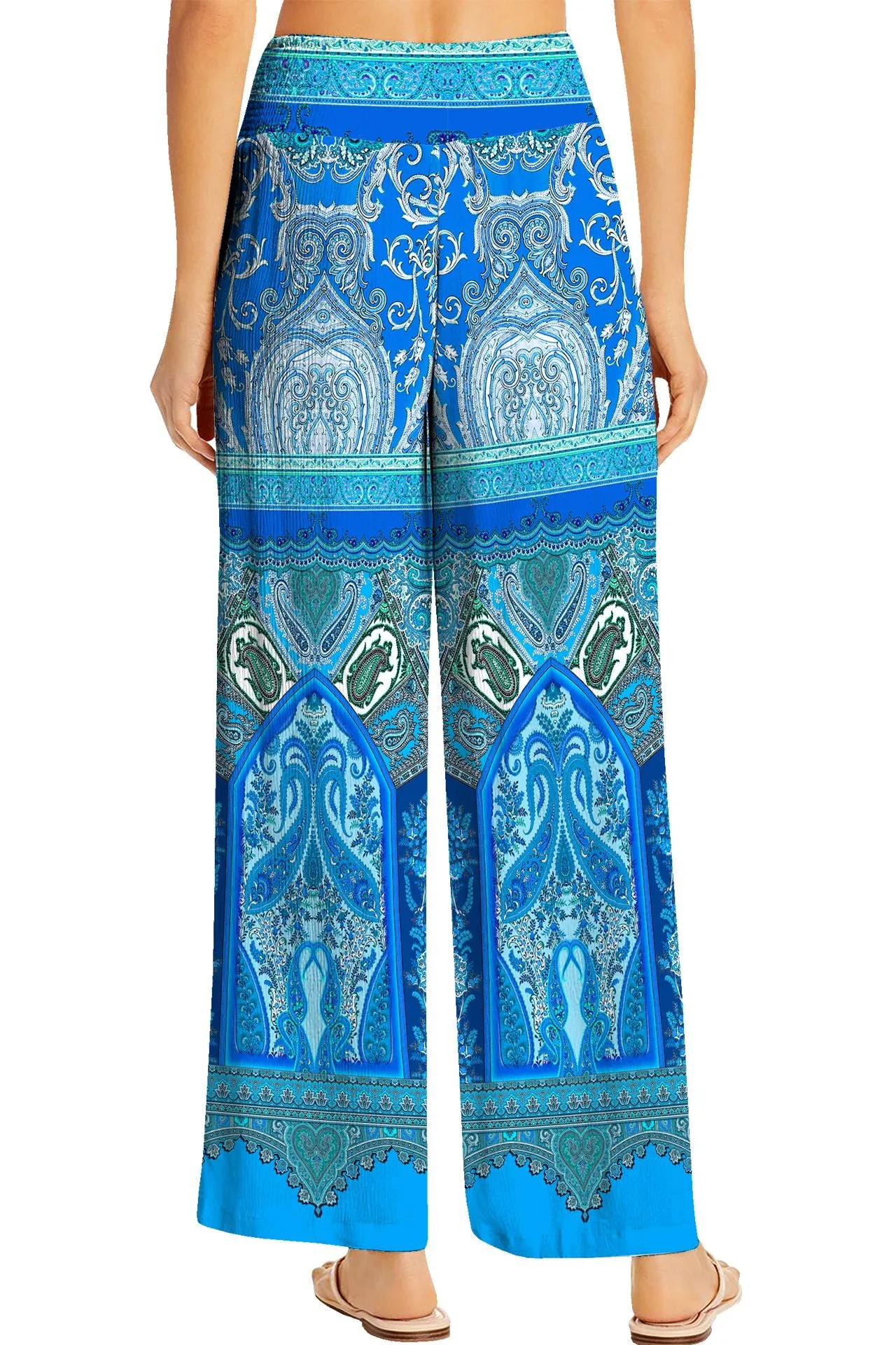 Blue Palazzo Pant for Women