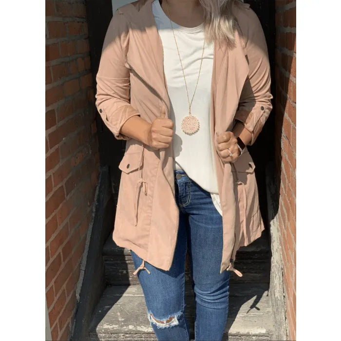 Blush Utility Jacket