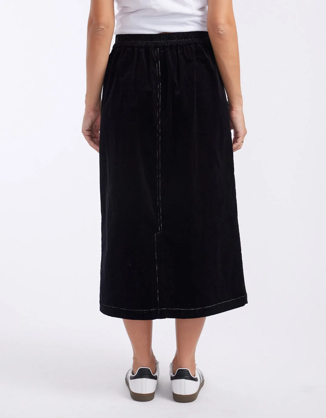 Bonnie Cord Skirt - Black