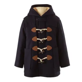 Boys Navy Duffle Coat