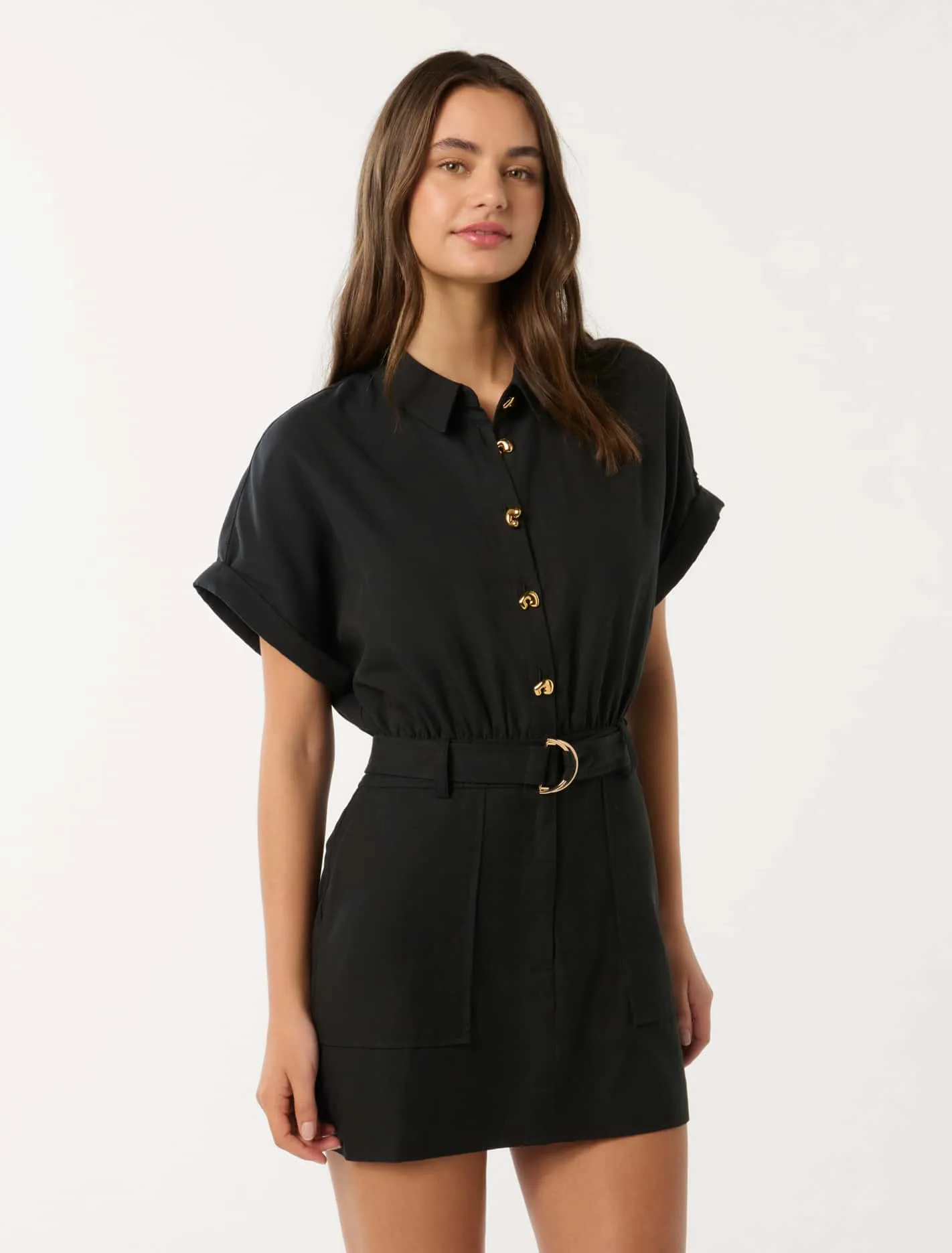 Bree Utility Mini Dress