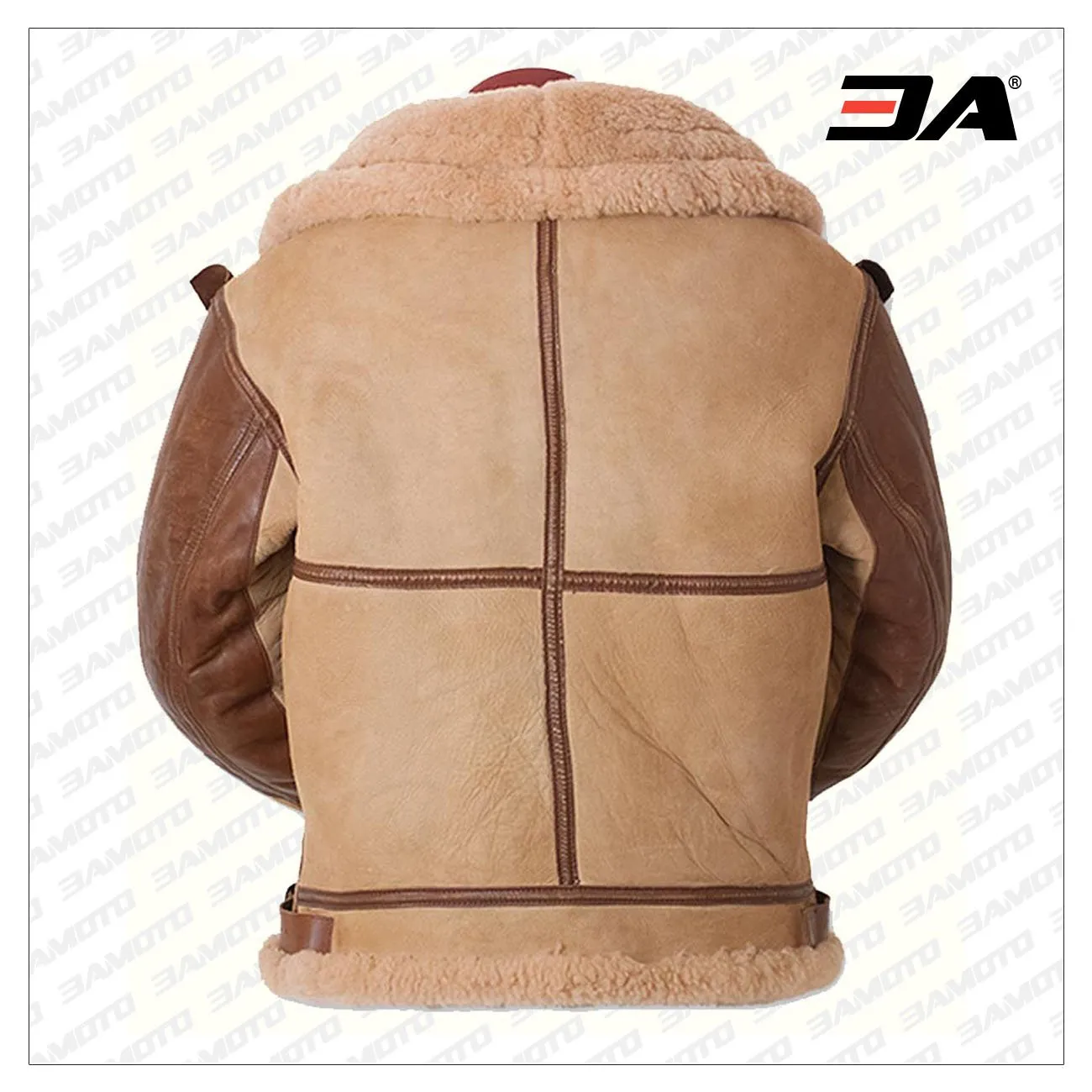 Brown Flying B-3 1937 Shearling Fur Leather Jacket