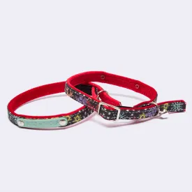 Christmas Snowflakes Stretch Cat Collar