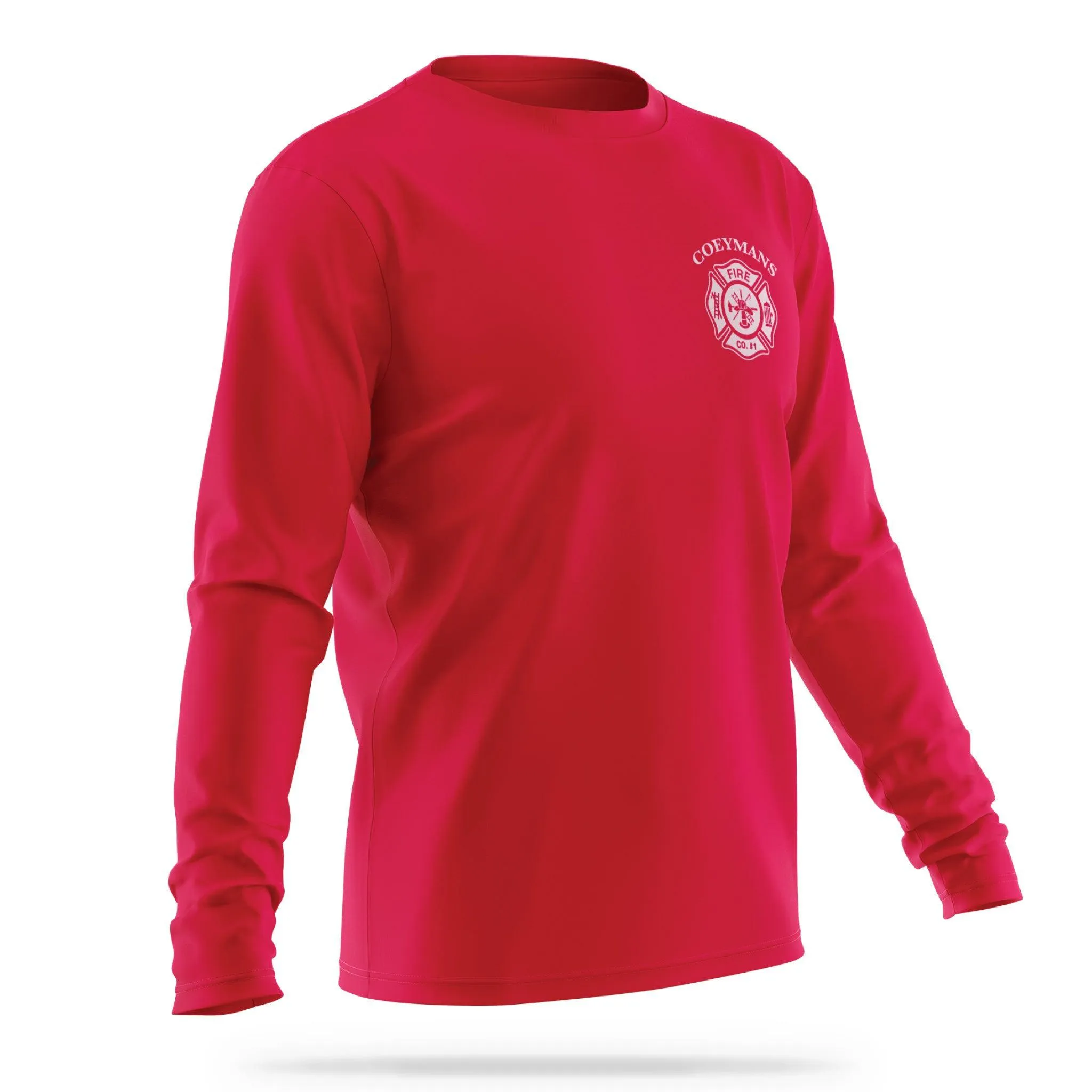 [COEYMANS FIRE COMPANY] Utility Long Sleeve Shirt [RED]