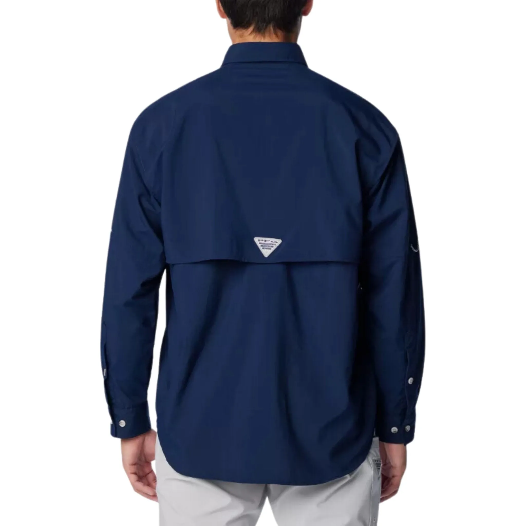 Columbia Men's Bahama II Long Sleeve Shirt - Collegiate Navy FINAL SALE