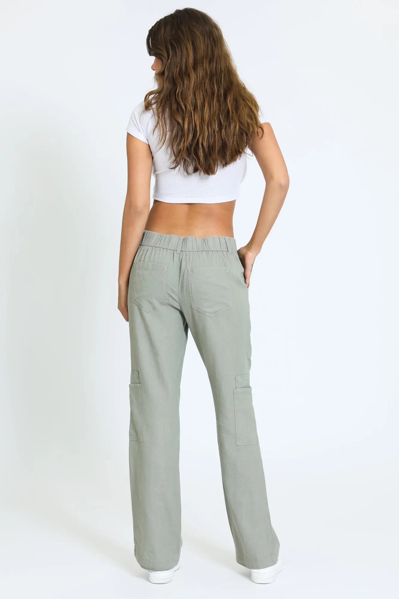 COMFORT WAIST UTILITY PANT - TREE LEAF