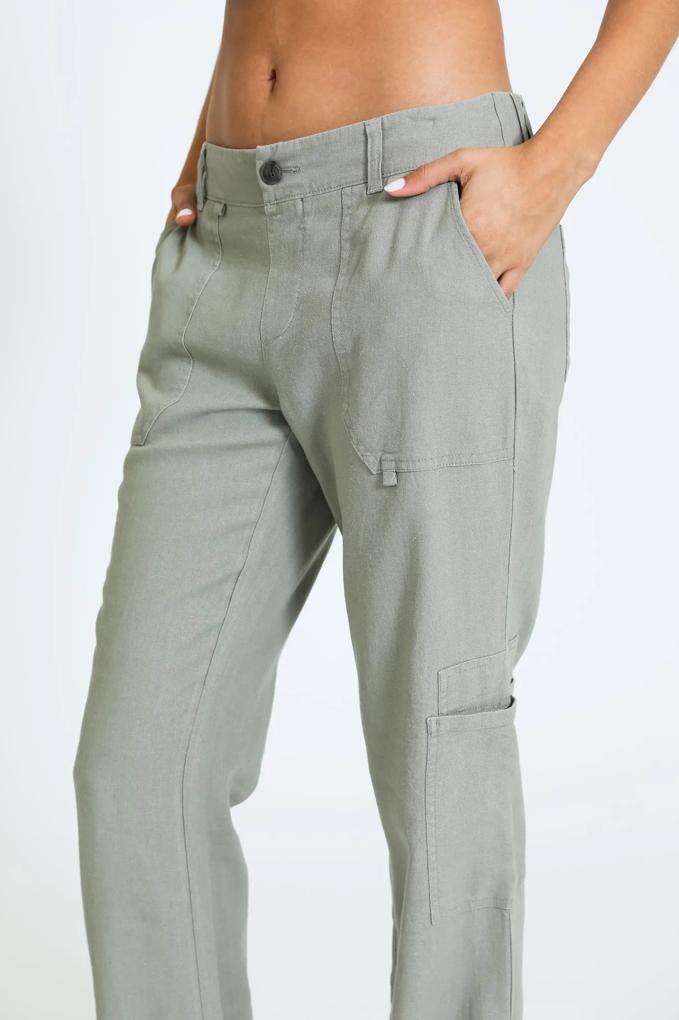 COMFORT WAIST UTILITY PANT - TREE LEAF