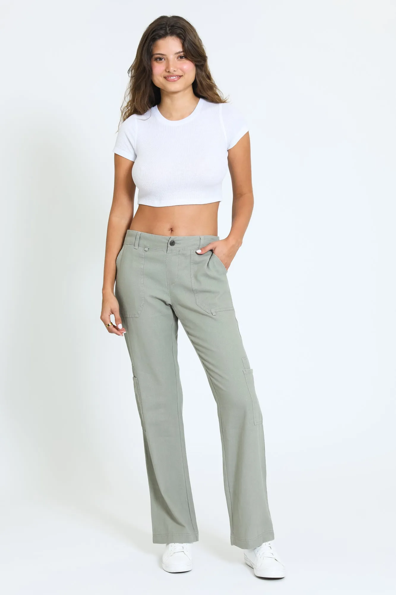 COMFORT WAIST UTILITY PANT - TREE LEAF