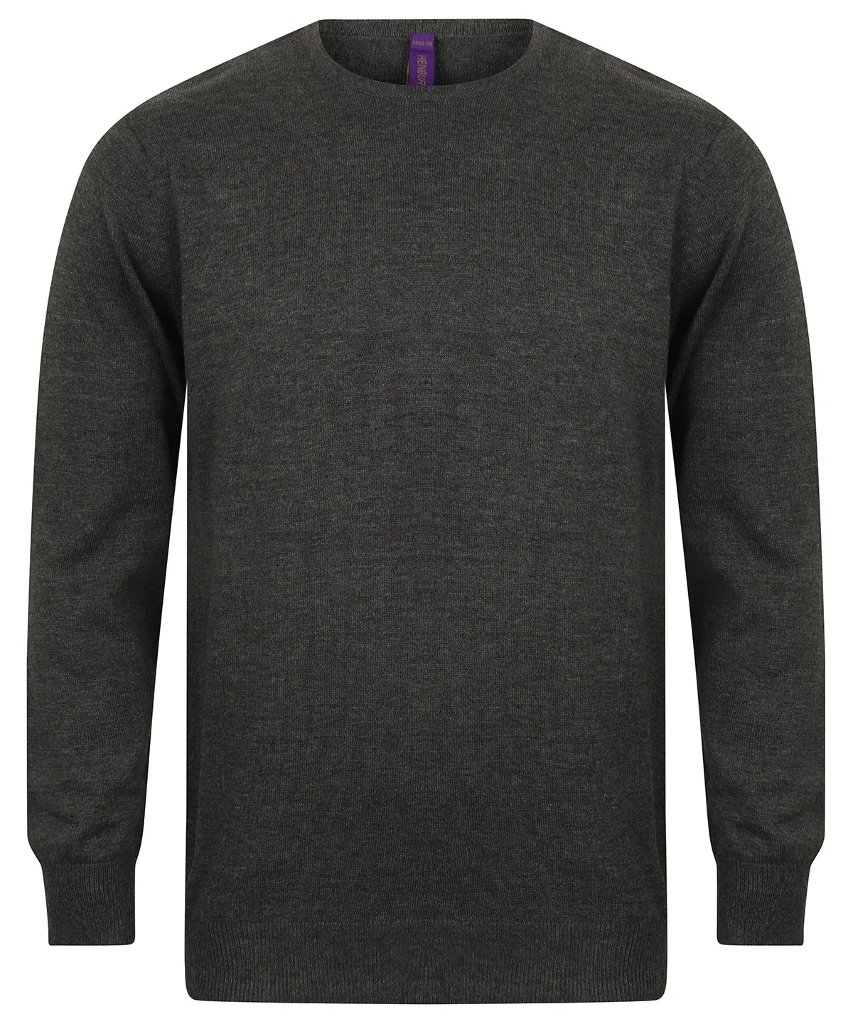 Crew neck jumper | Grey Marl