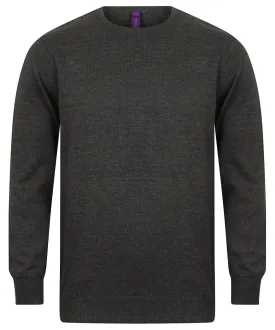 Crew neck jumper | Grey Marl