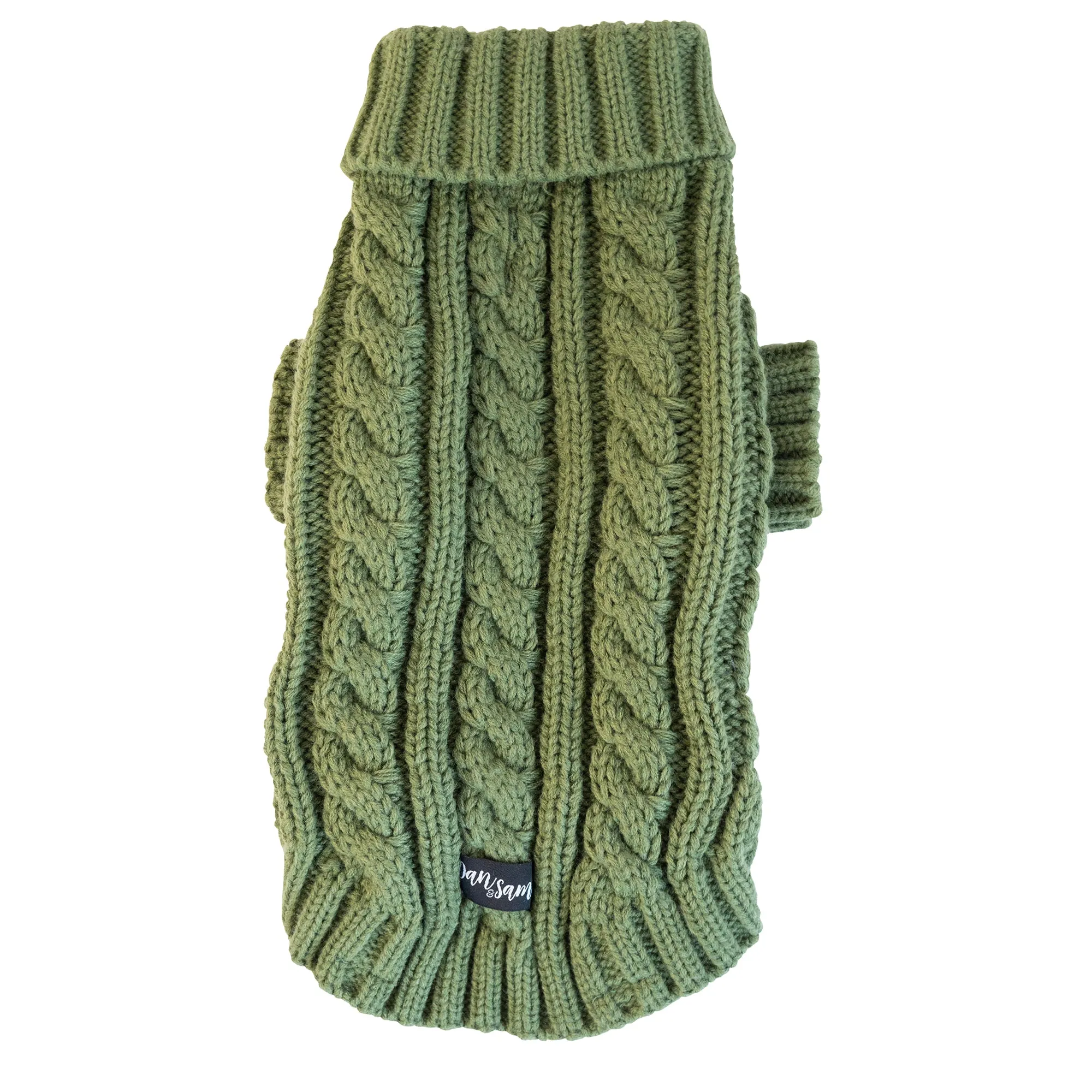 Dan & Sam - Knitted Sweater (Olive Green) - 30cm