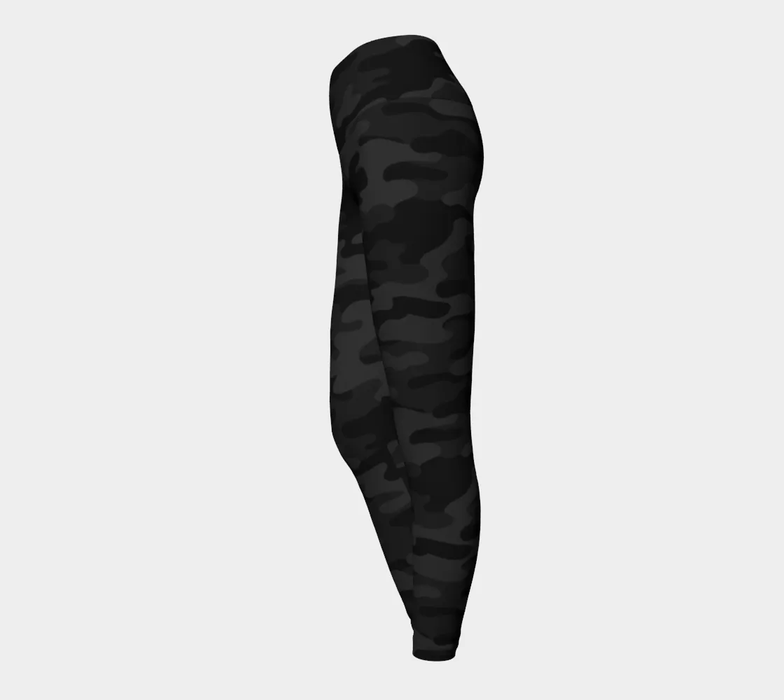 Dark Camouflage Yoga Leggings