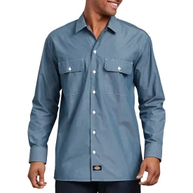 Dickies Men's Chambray Long Sleeve Work Shirt