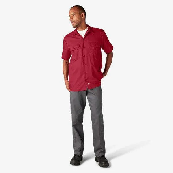 Dickies Short Sleeve Twill Work Shirt English Red