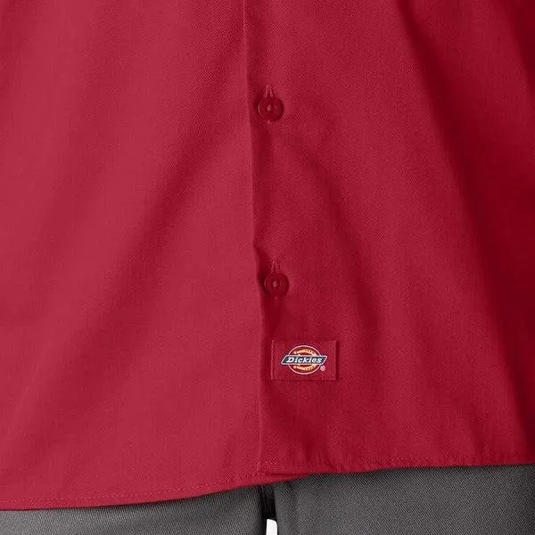 Dickies Short Sleeve Twill Work Shirt English Red