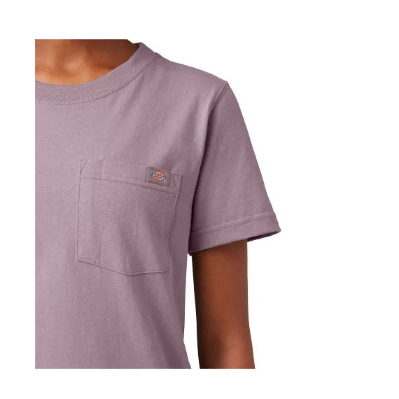 Dickies Women's Heavyweight Pocket T-Shirt Lilac