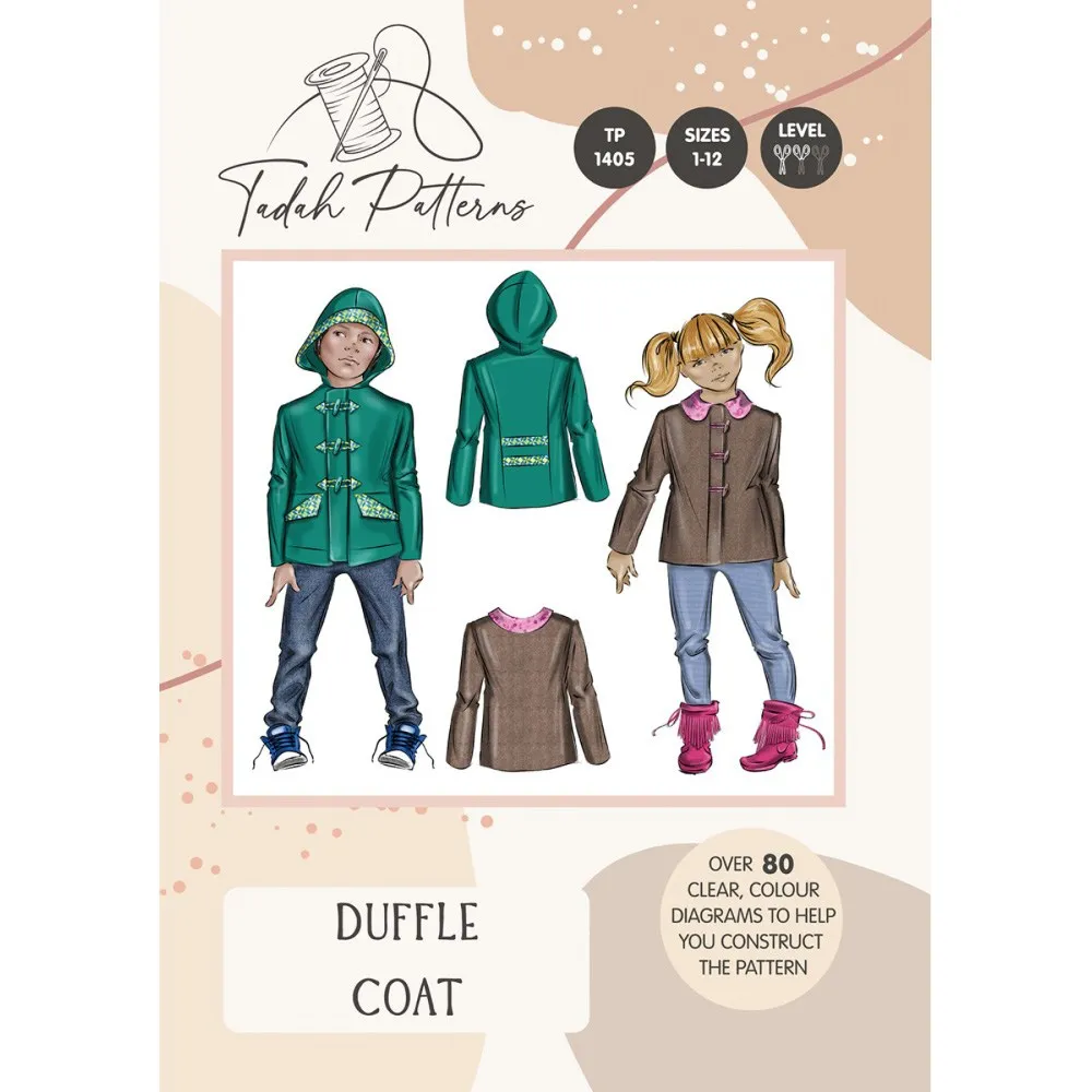 Duffle Coat Pattern, Tadah Patterns