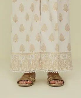 Embroidered Jacquard Culottes