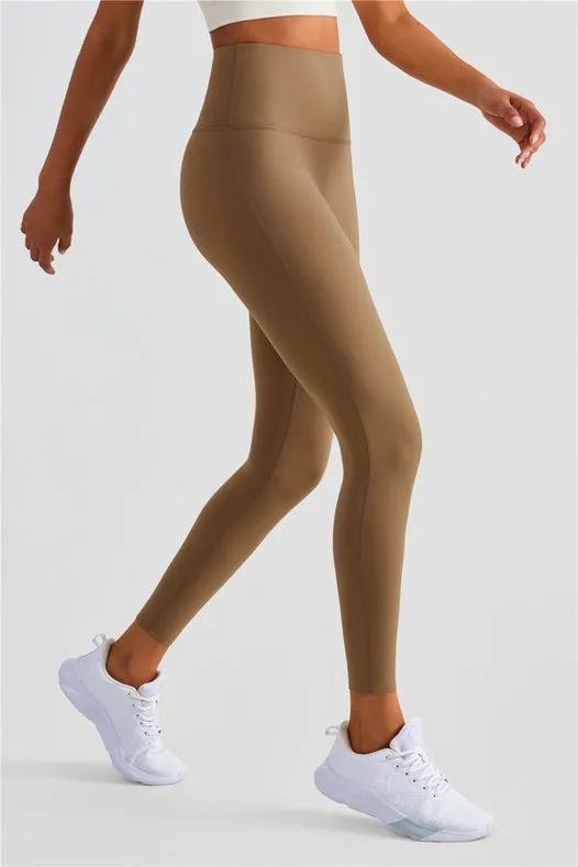 Esther Lycra® Seamless High Waist Leggings  Deep Khaki