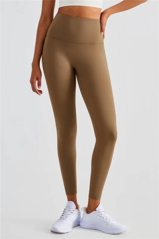 Esther Lycra® Seamless High Waist Leggings  Deep Khaki