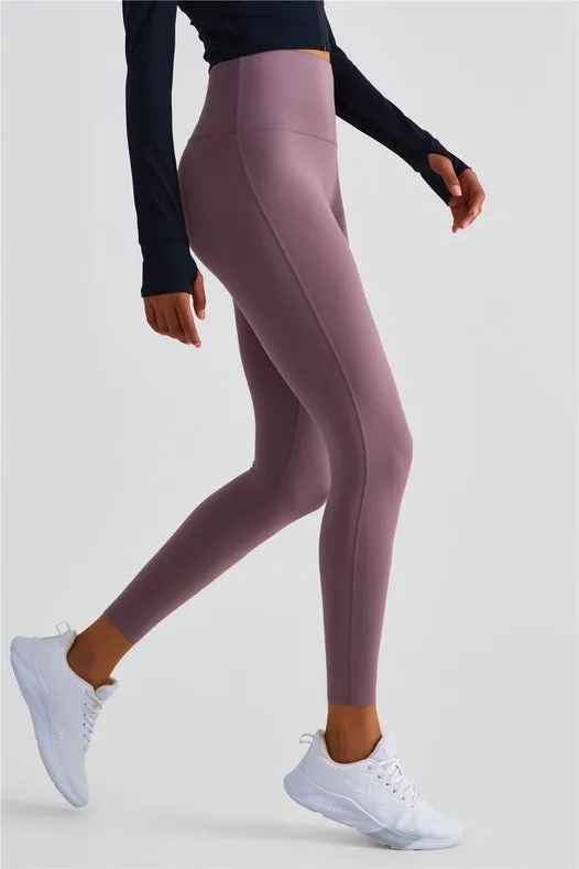 Esther Lycra® Seamless High Waist Leggings Mauve