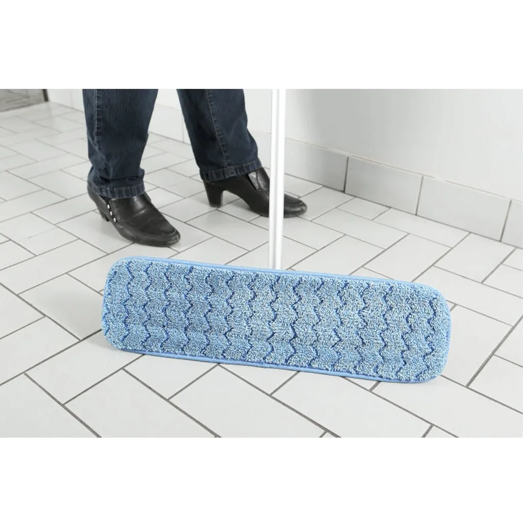 Floor Pad - Globe Blue Microfiber Wet Pad, Various Sizes