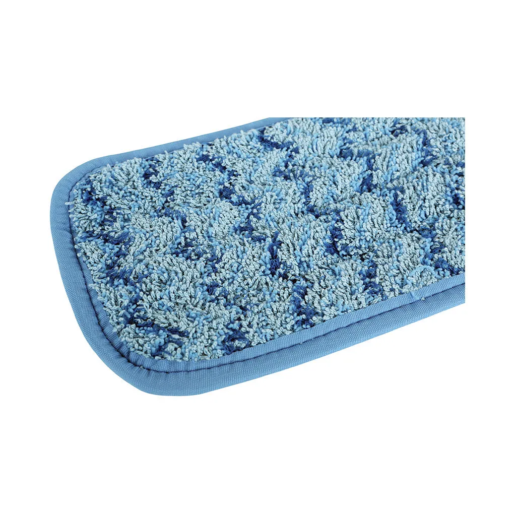 Floor Pad - Globe Blue Microfiber Wet Pad, Various Sizes