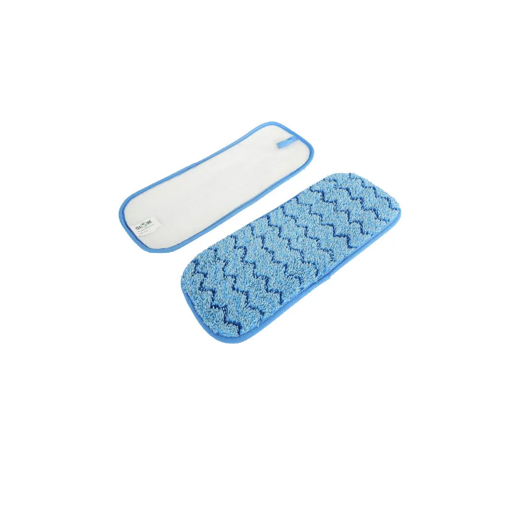 Floor Pad - Globe Blue Microfiber Wet Pad, Various Sizes