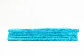 Fluffy Ultra Soft Edgeless Microfiber Towel 480 GSM 16 x 16 inches 4 pack Blue