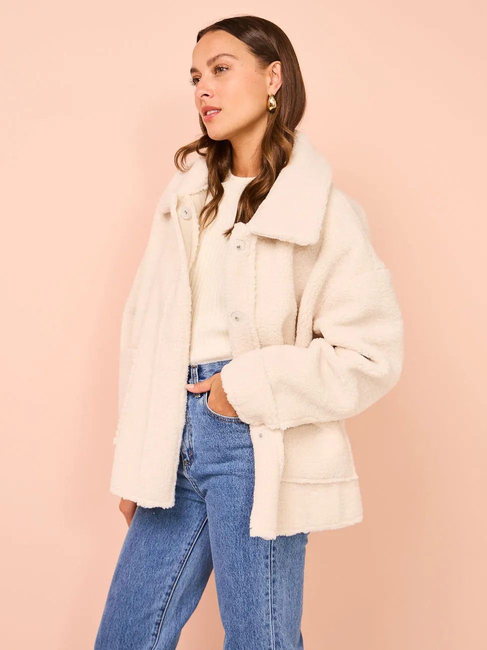 Friends with Frank The Mimi Jacket in Cream