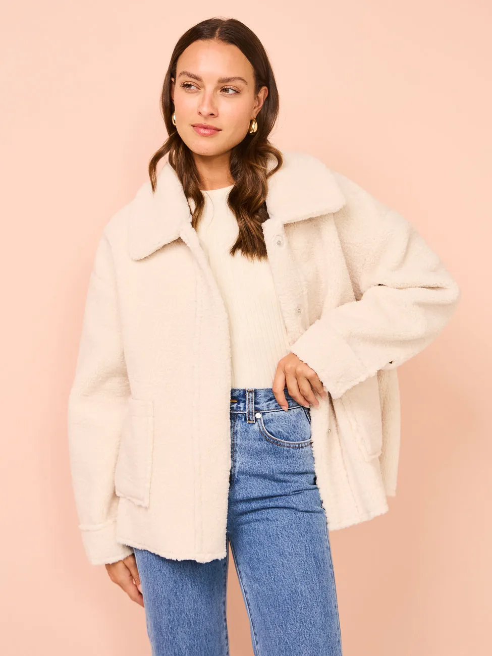 Friends with Frank The Mimi Jacket in Cream