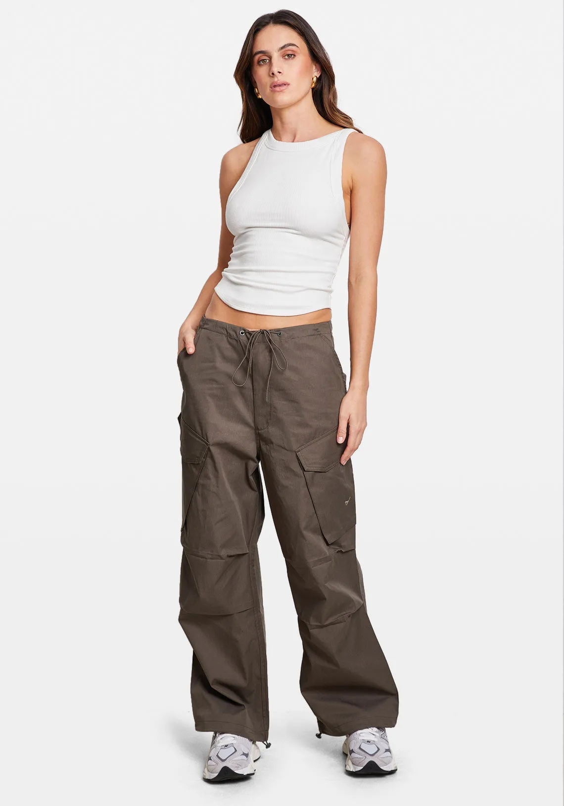 GINERVA CARGO PANT CAVIAR