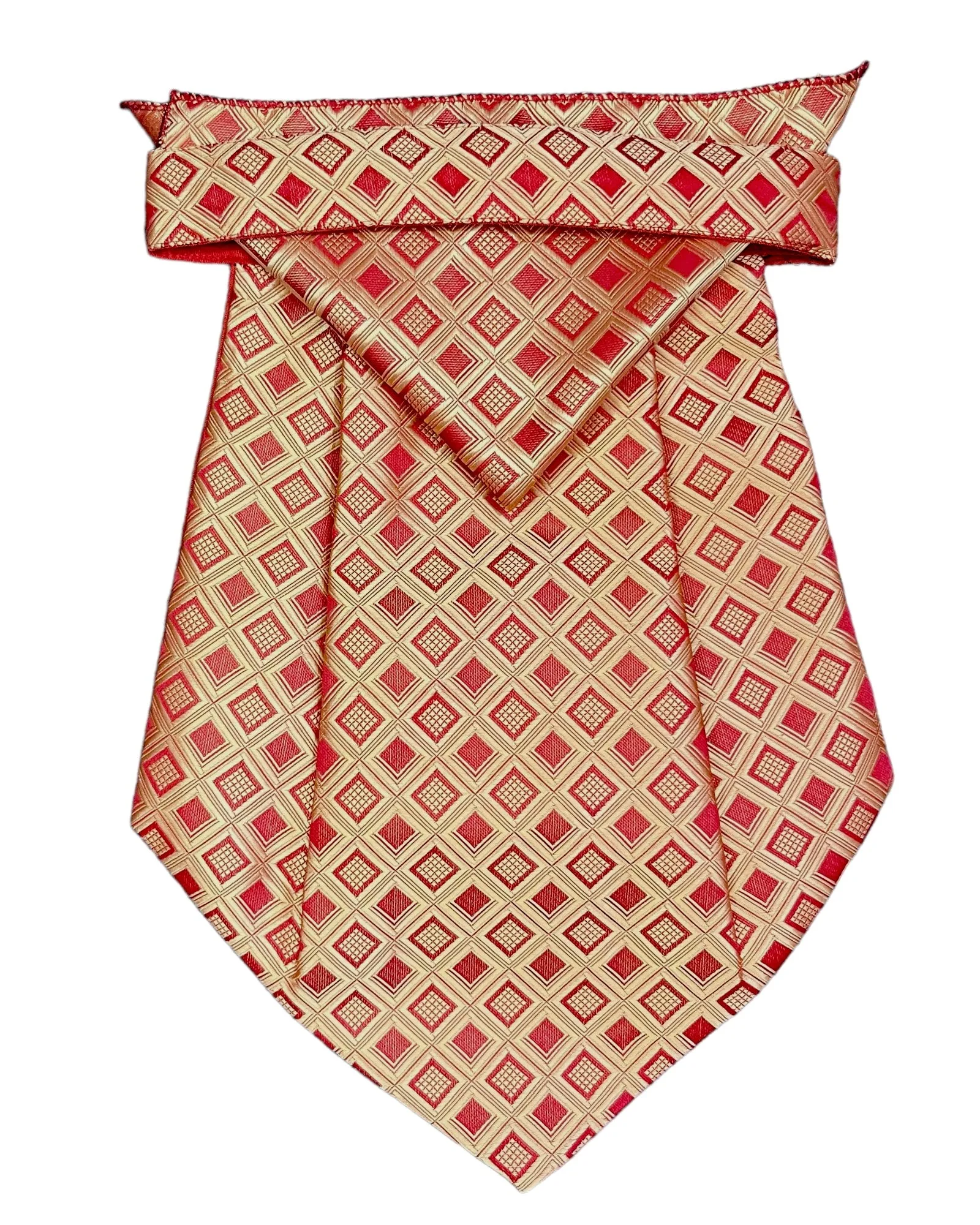 Gold Beige Cravat Tie