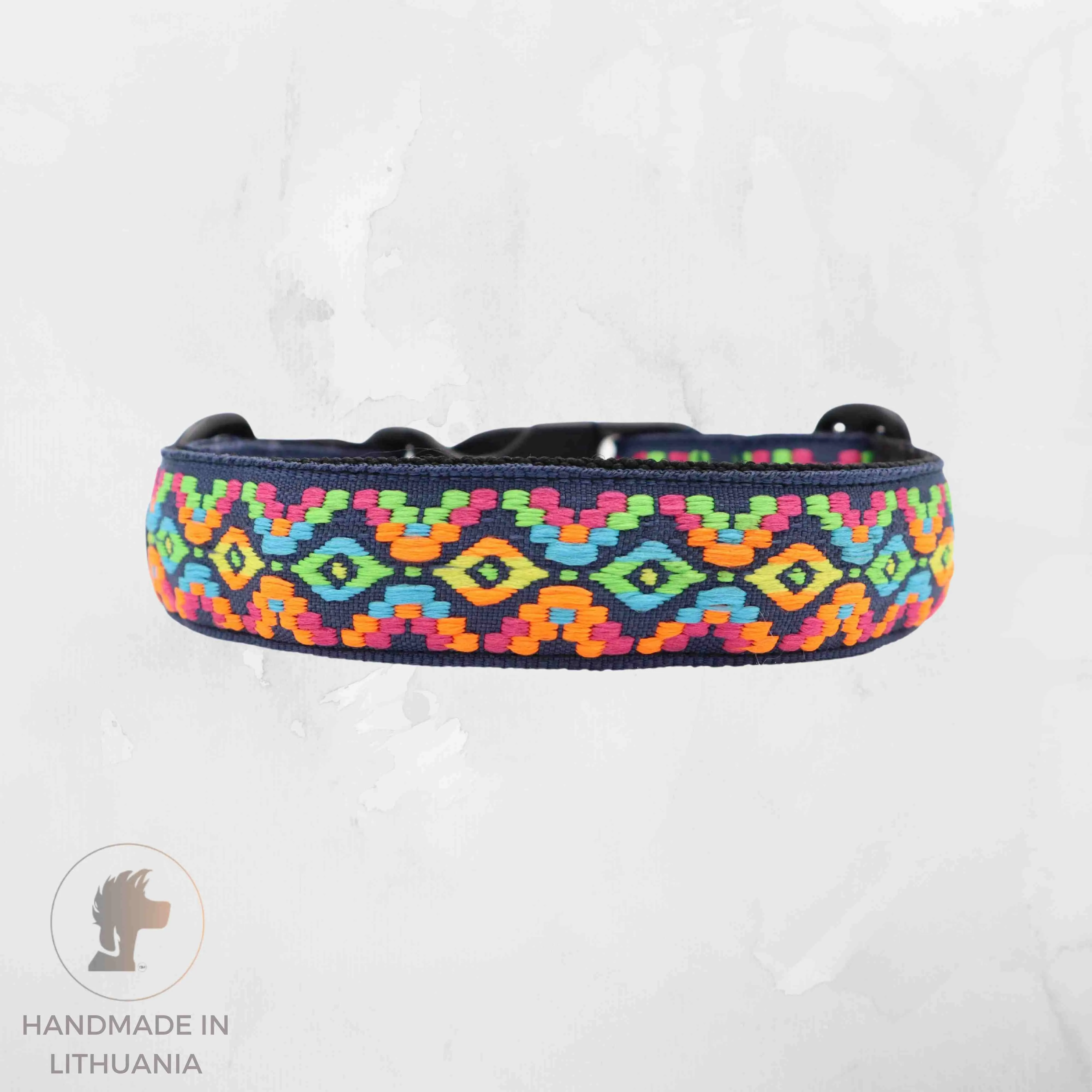 Handmade Dog Collar | Candies | Width: 25 mm