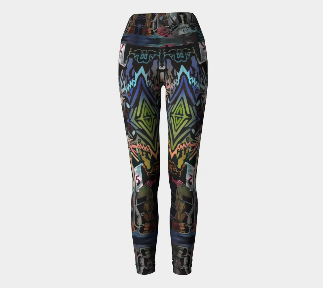 Historic 5th Ave Yoga Leggings v5