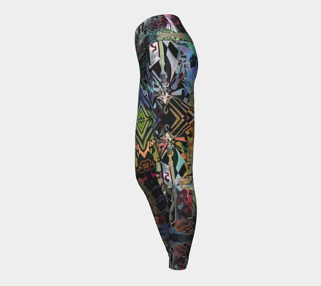 Historic 5th Ave Yoga Leggings v5