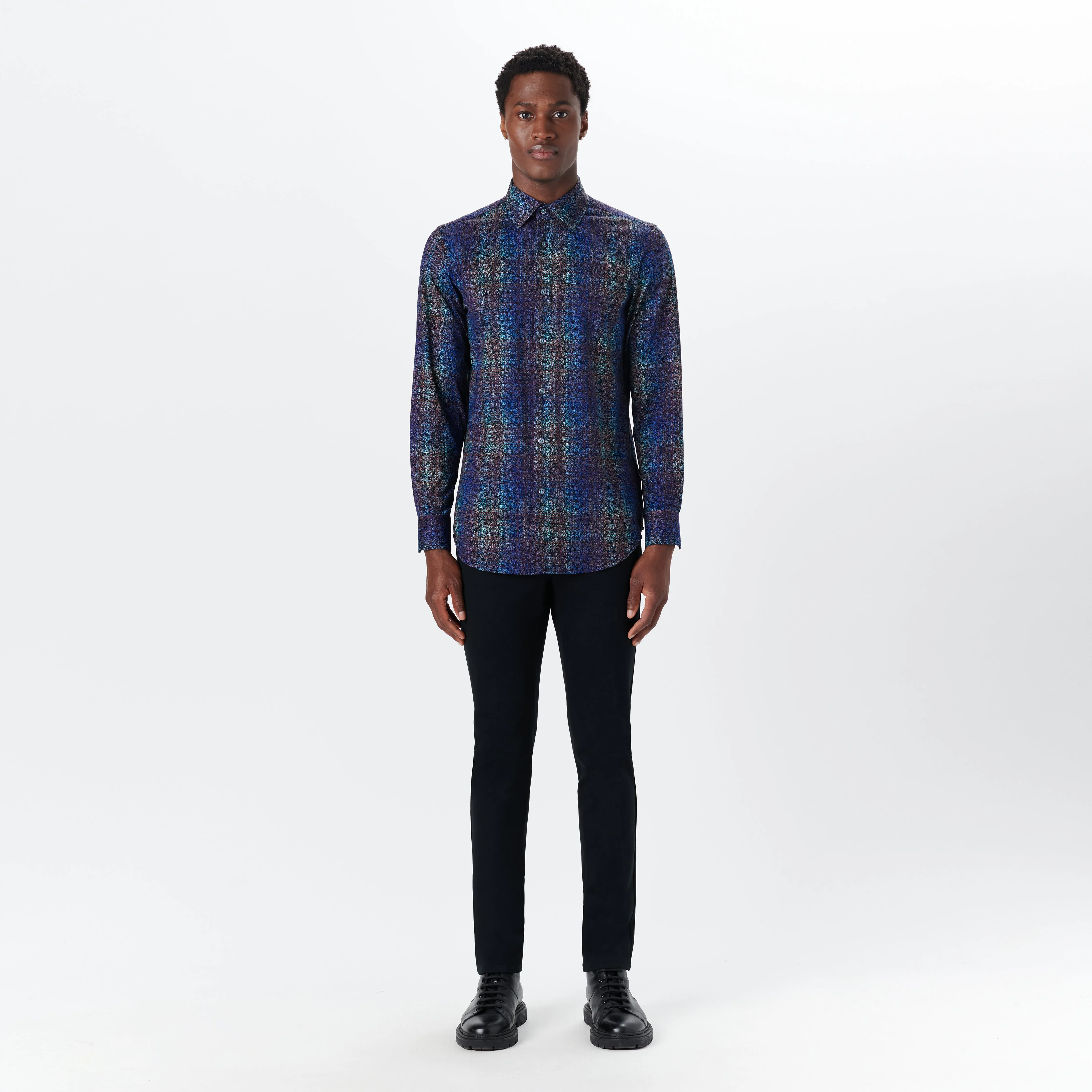 JAMES Check Print OoohCotton Shirt