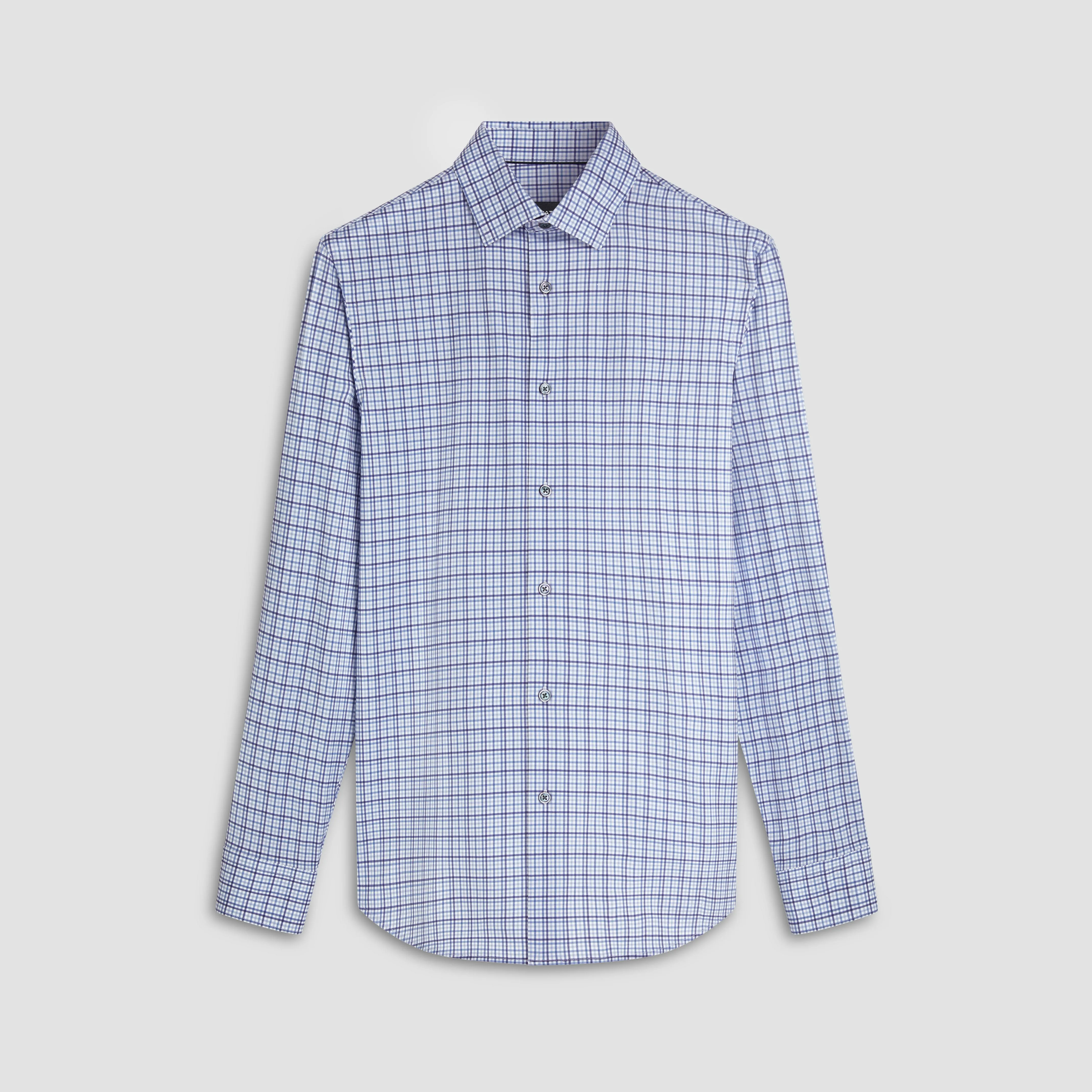 James Tattersall Check Print OoohCotton Shirt